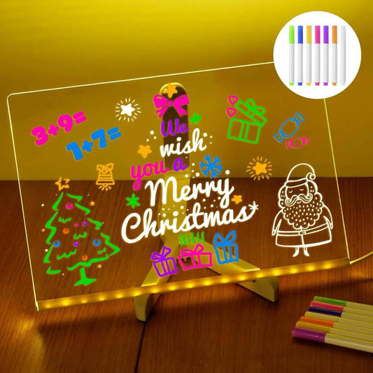 LED Message Board | 3D Acrylic Writing Board (15x15)